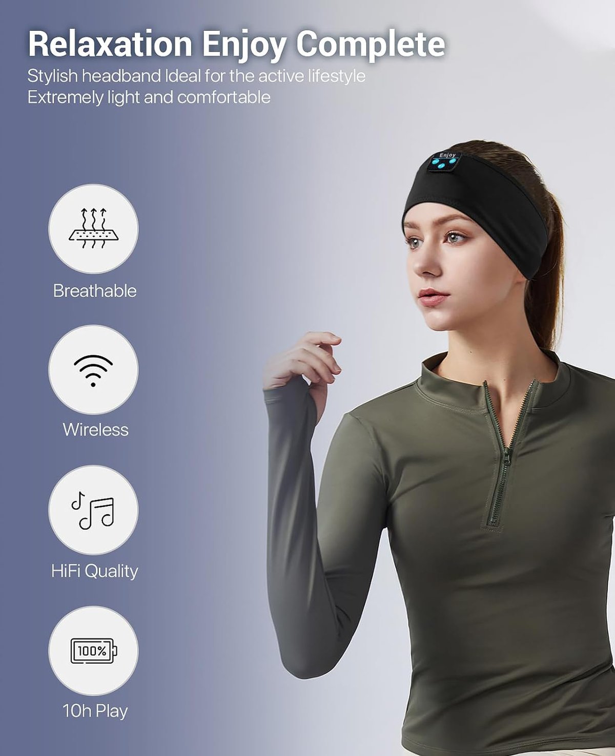 Wireless Bluetooth Music Sleep Headband