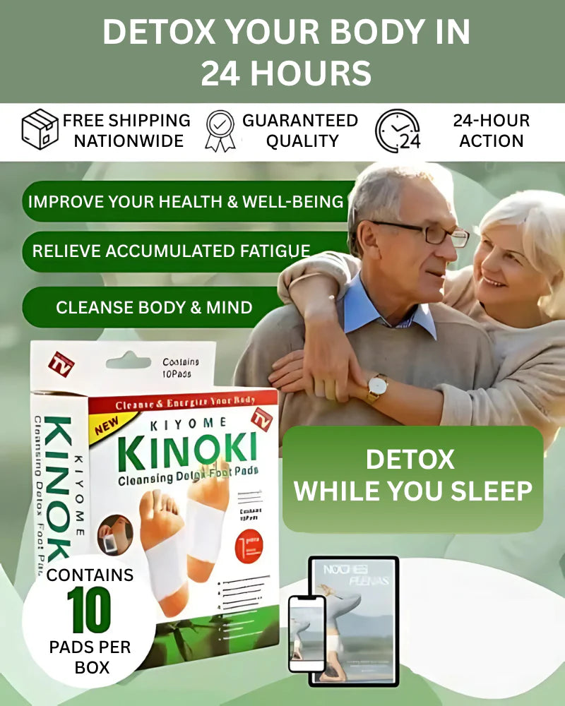 FOOT PATCH DETOXIFY 10 PCS