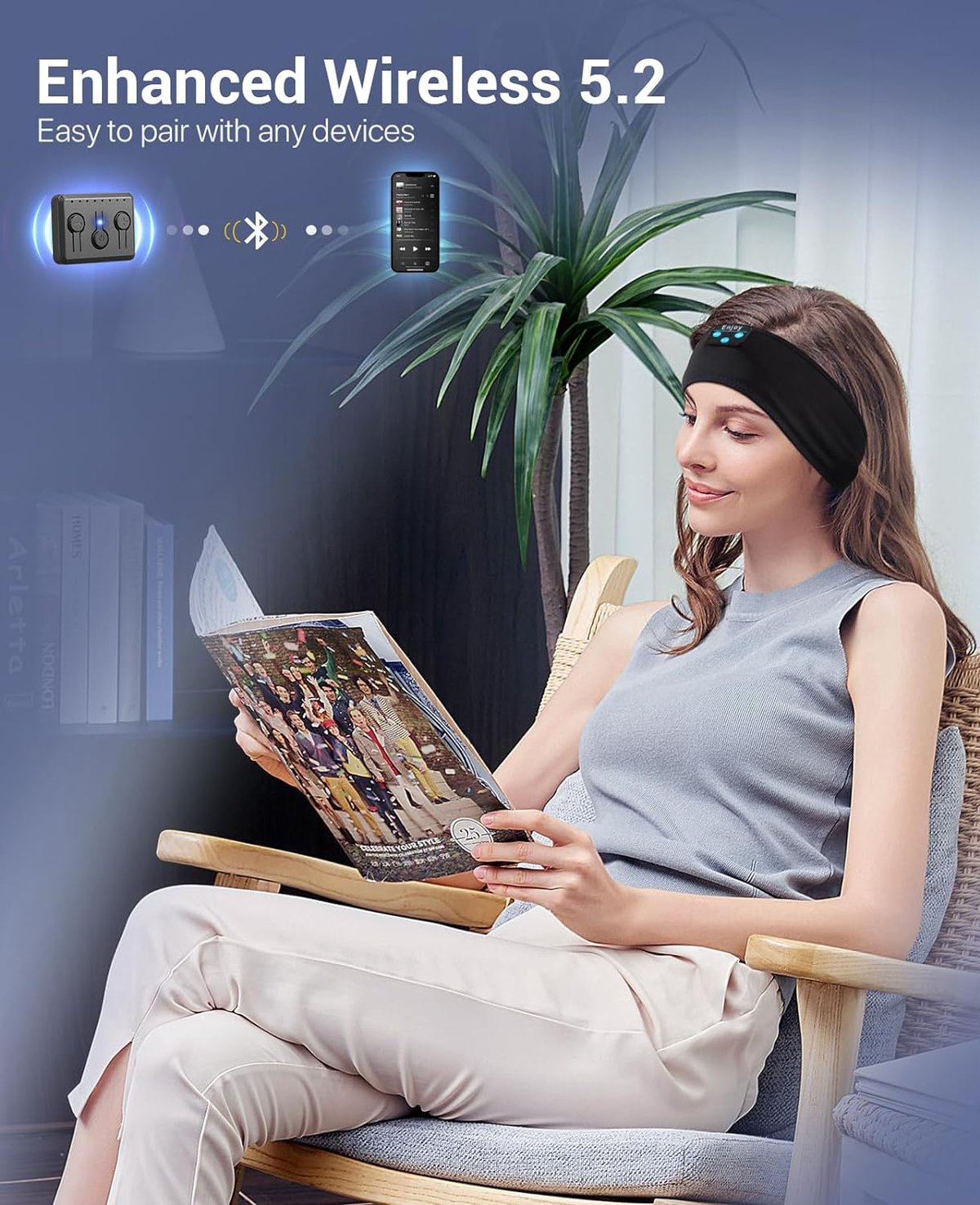 Wireless Bluetooth Music Sleep Headband