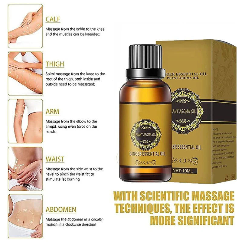 Natural Belly Drainage Ginger Oil