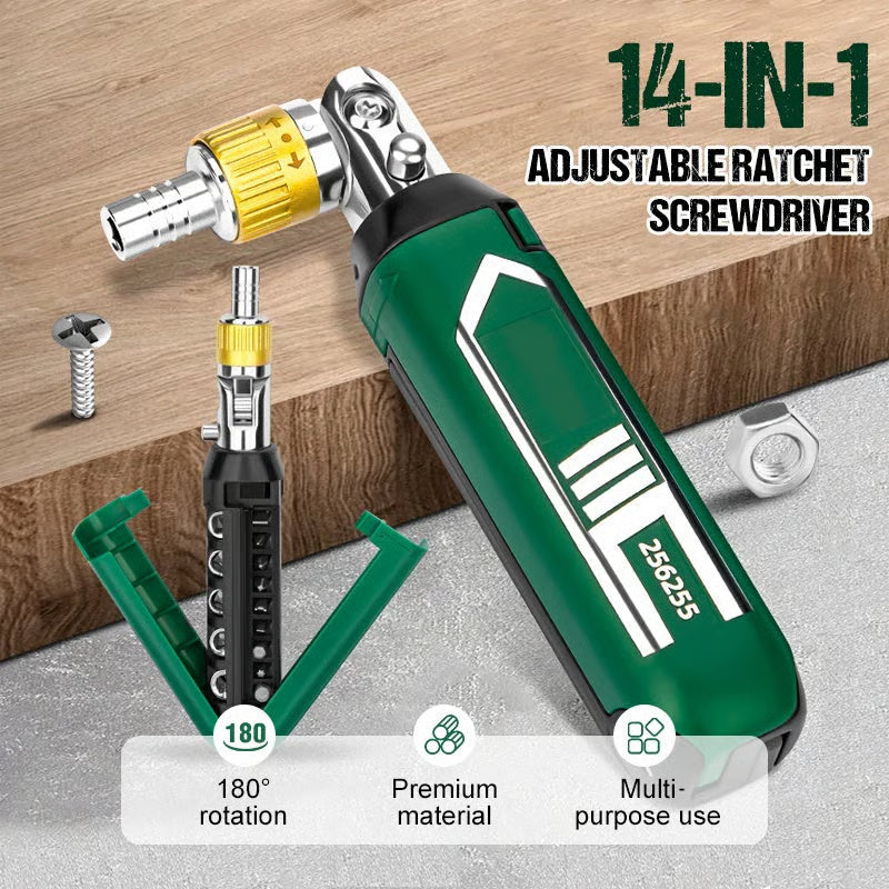 14-in-1 Power Ratchet Screwdriver